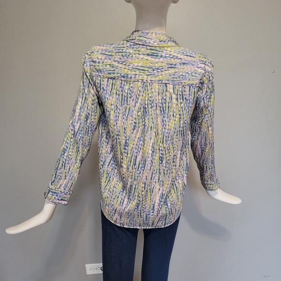 Anthropologie Pilcro Tisha Surplice Blouse, VGUC, Size XS - Picture 4 of 11